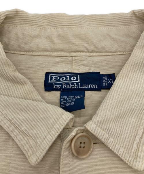 POLO RALPH LAUREN（ポロ・ラルフローレン）POLO RALPH LAUREN (ポロ・ラルフローレン) 【古着】ハンティングジャケット ベージュ サイズ:XLの古着・服飾アイテム
