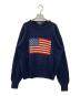 POLO RALPH LAUREN（ポロ・ラルフローレン）の古着「星条旗 コットンニット」｜ネイビー