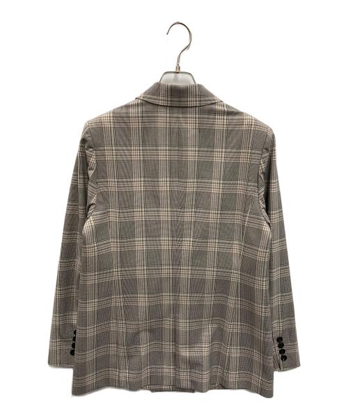allureville（アルアバイル）allureville (アルアバイル) TRストレッチダブルジャケット グレー サイズ:SIZE 2の古着・服飾アイテム