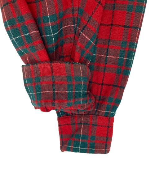 PENDLETON（ペンドルトン）PENDLETON (ペンドルトン) オープンカラーチェックボードシャツ レッド サイズ:Mの古着・服飾アイテム