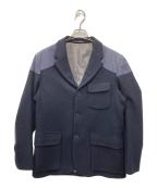 NIGEL CABOURN×Harris Tweedナイジェルケーボン×ハリスツイード）の古着「MALLORY JACKET」｜ネイビー