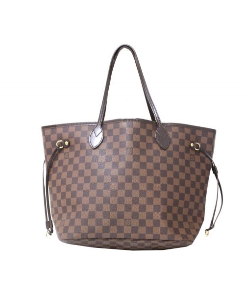 LOUIS VUITTON（ルイ ヴィトン）LOUIS VUITTON (ルイヴィトン) トートバッグ/ネヴァーフルMM ブラウン サイズ:MM N51105・ダミエラインの古着・服飾アイテム