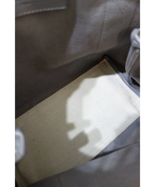 BALENCIAGA（バレンシアガ）BALENCIAGA (バレンシアガ) キャンバストートバッグ ベージュ×グレー カバスS 39933の古着・服飾アイテム