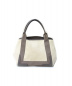 BALENCIAGA (バレンシアガ) キャンバストートバッグ ベージュ×グレー カバスS 39933：39800円