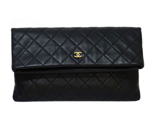 CHANEL（シャネル）CHANEL (シャネル) クラッチバッグ ブラックの古着・服飾アイテム