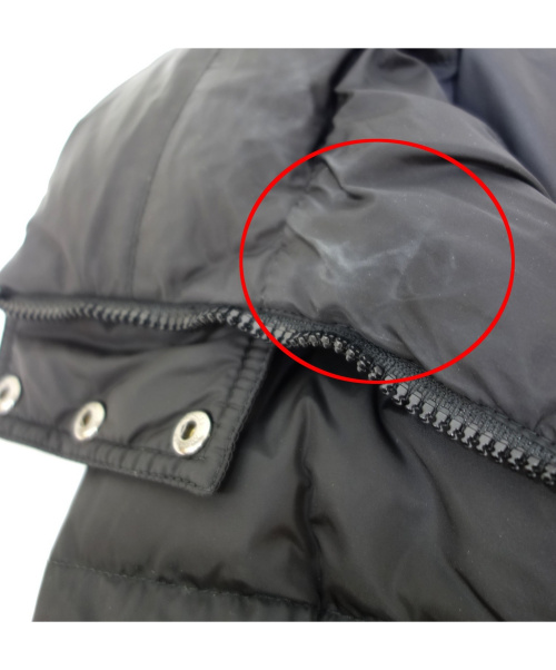 MONCLER（モンクレール）MONCLER (モンクレール) FLAMME/ダウンコート ブラック サイズ:3の古着・服飾アイテム