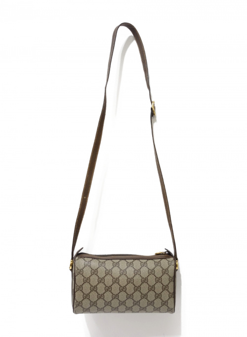 GUCCI（グッチ）GUCCI (グッチ) [OLD]ショルダーバッグ ブラウンの古着・服飾アイテム
