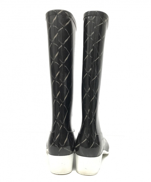 CHANEL（シャネル）CHANEL (シャネル) レインブーツ ブラック サイズ:35の古着・服飾アイテム