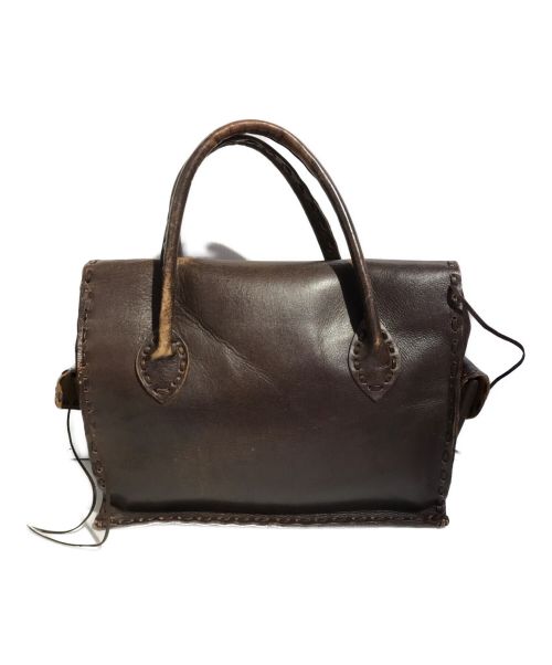 Carving Tribes（カービングトライブス）CARVING TRIBES (カービングトライブス) ハンドバッグ ブラウンの古着・服飾アイテム