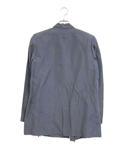 Jean Paul Gaultier FEMME（ジャンポールゴルチエ フェム）Jean Paul Gaultier FEMME (ジャンポールゴルチェフェム) レーヨンリネンテーラードジャケット グレー サイズ:40の古着・服飾アイテム