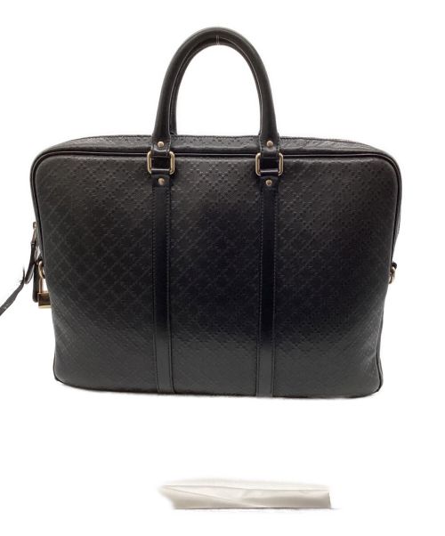 GUCCI（グッチ）GUCCI (グッチ) ブリーフケース ブラックの古着・服飾アイテム