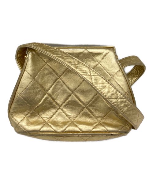 CHANEL（シャネル）CHANEL (シャネル) ショルダーバッグ ゴールドの古着・服飾アイテム