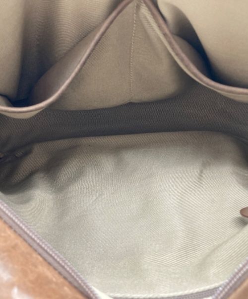 TIP ZONE（ティップゾーン）tip zone (ティップゾーン) レザーバッグ ブラウンの古着・服飾アイテム