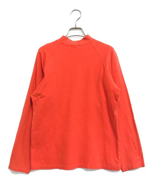 ISSEY MIYAKE（イッセイミヤケ）ISSEY MIYAKE (イッセイミヤケ) ハイネックカットソー オレンジ サイズ:Mの古着・服飾アイテム