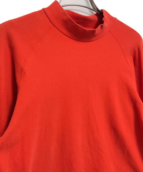 ISSEY MIYAKE（イッセイミヤケ）ISSEY MIYAKE (イッセイミヤケ) ハイネックカットソー オレンジ サイズ:Mの古着・服飾アイテム