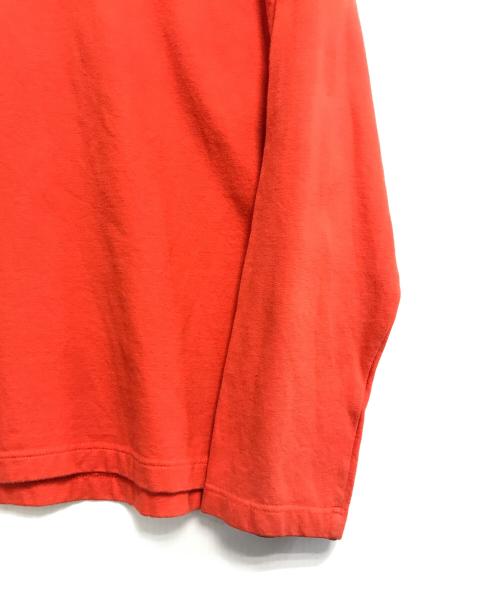 ISSEY MIYAKE（イッセイミヤケ）ISSEY MIYAKE (イッセイミヤケ) ハイネックカットソー オレンジ サイズ:Mの古着・服飾アイテム