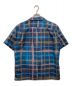 DIESEL (ディーゼル) オーバーチェックシャツ ブルー サイズ:46：3000円