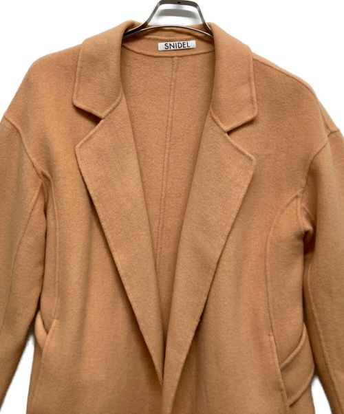 Snidel（スナイデル）Snidel (スナイデル) ロングリバーコート オレンジの古着・服飾アイテム