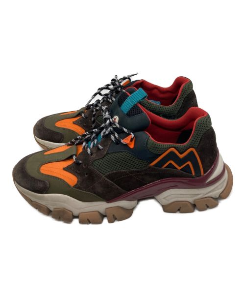 MONCLER（モンクレール）MONCLER (モンクレール) スニーカー ブラウン サイズ:43の古着・服飾アイテム