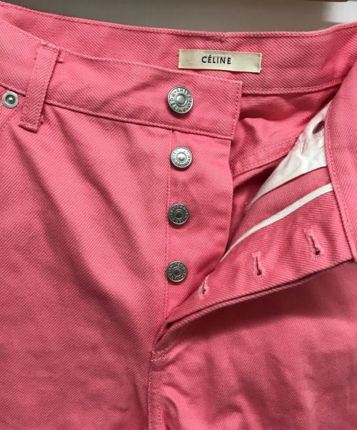 CELINE（セリーヌ）CELINE (セリーヌ) カットオフチノパン ピンク サイズ:34の古着・服飾アイテム