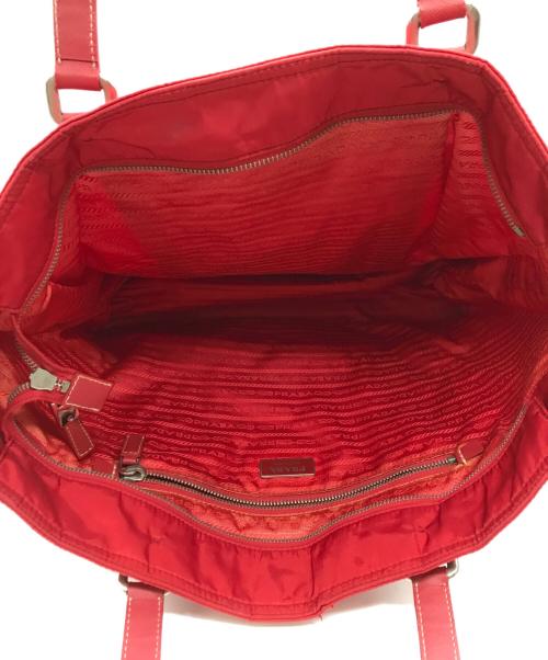 PRADA（プラダ）PRADA (プラダ) トートバッグ レッドの古着・服飾アイテム