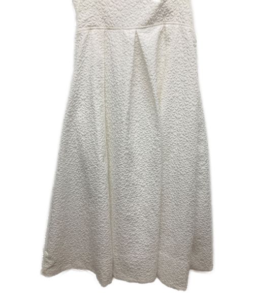 Gypsohila（ジプソフィア）Gypsohila (ジプソフィア) Jacquard Cami OnePiece ホワイト サイズ:FREEの古着・服飾アイテム