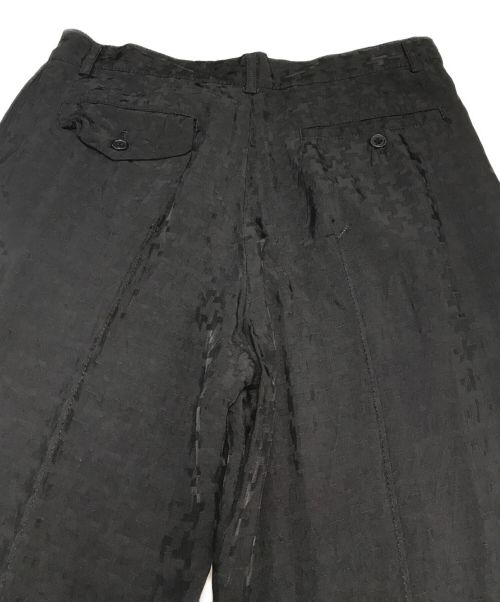 tricot COMME des GARCONS（トリココムデギャルソン）tricot COMME des GARCONS (トリココムデギャルソン) ジャガードパンツ ブラック サイズ:Mの古着・服飾アイテム