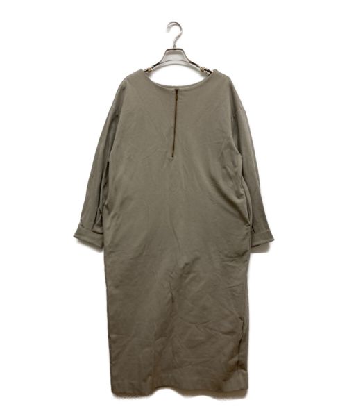 T.japan（ティー.ジャパン）T.JAPAN (ティー.ジャパン) スウェットワンピース ベージュ サイズ:記載なしの古着・服飾アイテム