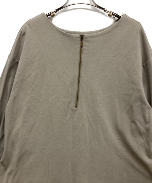 T.japan（ティー.ジャパン）T.JAPAN (ティー.ジャパン) スウェットワンピース ベージュ サイズ:記載なしの古着・服飾アイテム