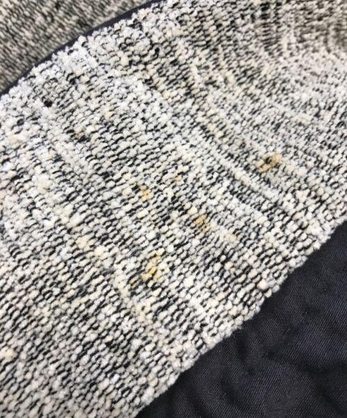 ASHA BY MDS（アシャ バイ エムディーエス）ASHA BY MDS (アシャ バイ エムディーエス) 90’sシルクネップロングコート グレー サイズ:Freeの古着・服飾アイテム