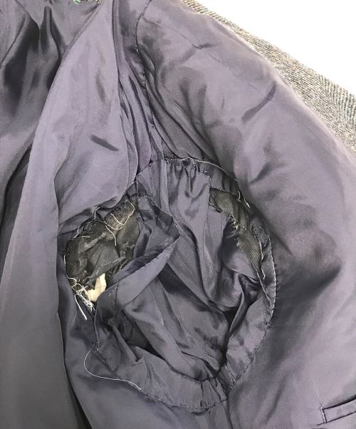 COMME des GARCONS HOMME（コムデギャルソン オム）COMME des GARCONS HOMME (コムデギャルソン オム) 80'sツイードテーラードジャケット グレー サイズ:Sの古着・服飾アイテム