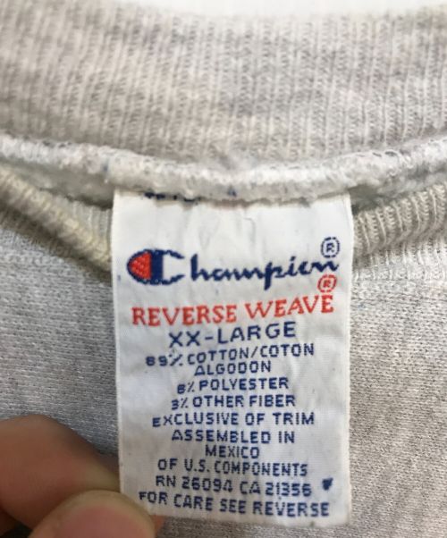 Champion REVERSE WEAVE（チャンピオン リバース ウィーブ）Champion REVERSE WEAVE (チャンピオンリバースウィーブ) スウェット グレー サイズ:XXLの古着・服飾アイテム