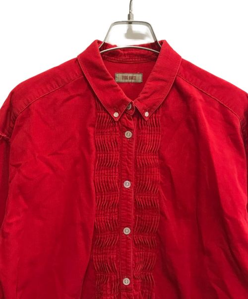 PINK HOUSE（ピンクハウス）PINK HOUSE (ピンクハウス) ギャザーブラウス レッド サイズ:FREEの古着・服飾アイテム