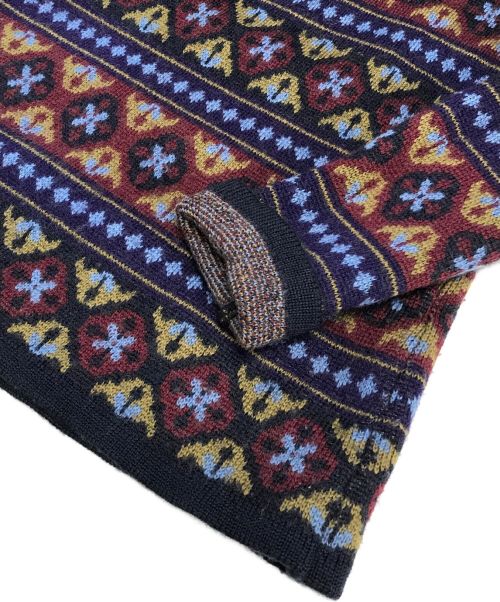 Jean Paul GAULTIER CLASSIQUE（ジャンポールゴルチエクラシック）Jean Paul GAULTIER CLASSIQUE (ジャンポールゴルチエクラシック) タートルネックニット パープル サイズ:40の古着・服飾アイテム