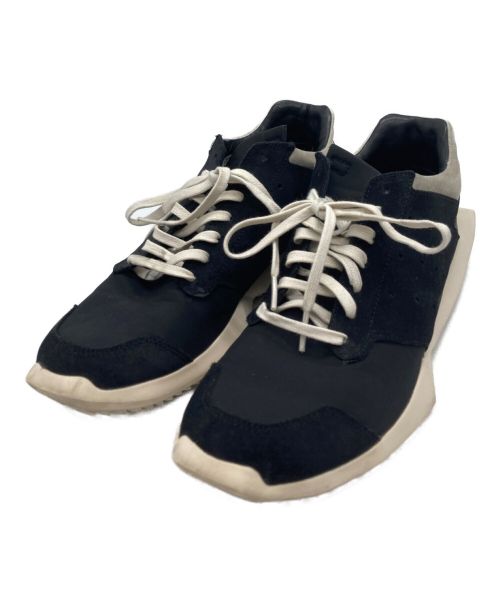 RICK OWENS（リックオウエンス）RICK OWENS (リック オウエンス) adidas (アディダス) TECH RUNNER ブラック サイズ:26.5の古着・服飾アイテム