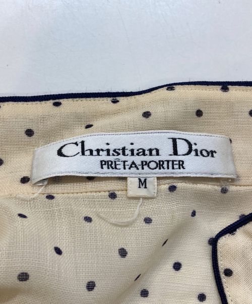 Christian Dior（クリスチャン ディオール）Christian Dior (クリスチャン ディオール) ブラウス ベージュ サイズ:Mの古着・服飾アイテム