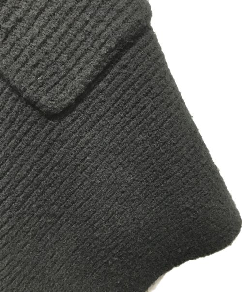 MOYURU（モユル）MOYURU (モユル) 変形ニット ブラック サイズ:MLの古着・服飾アイテム