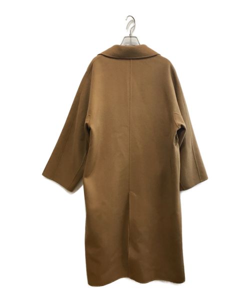 LE CIEL BLEU（ルシェルブルー）LE CIEL BLEU (ルシェルブルー) ダブルフェイスオーバーコート ブラウン サイズ:36の古着・服飾アイテム