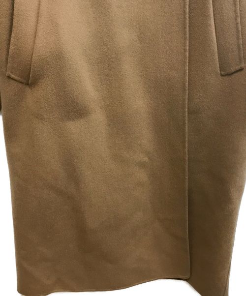 LE CIEL BLEU（ルシェルブルー）LE CIEL BLEU (ルシェルブルー) ダブルフェイスオーバーコート ブラウン サイズ:36の古着・服飾アイテム