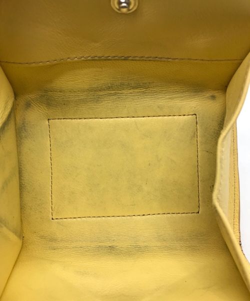 J&M DAVIDSON（ジェイ＆エム デヴィッドソン）J&M DAVIDSON (ジェイ＆エム デヴィッドソン) コンパクトウォレット イエローの古着・服飾アイテム