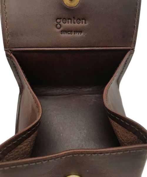 genten（ゲンテン）genten (ゲンテン) コインケース ブラウンの古着・服飾アイテム