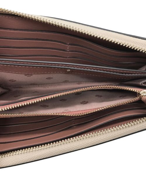 Kate Spade（ケイトスペード）Kate Spade (ケイトスペード) SPENCER ZIP AROUND CONTINENTAL WALLE ピンクの古着・服飾アイテム