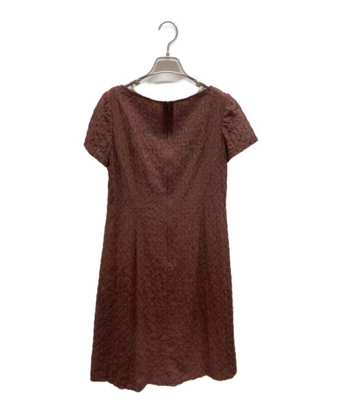 La Mode BALENCIAGA（ラモード バレンシアガ）La Mode BALENCIAGA (ラモード バレンシアガ) ワンピース ブラウン サイズ:38の古着・服飾アイテム