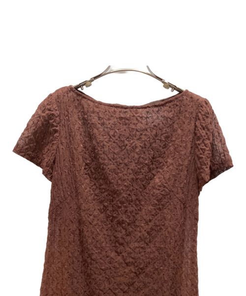 La Mode BALENCIAGA（ラモード バレンシアガ）La Mode BALENCIAGA (ラモード バレンシアガ) ワンピース ブラウン サイズ:38の古着・服飾アイテム