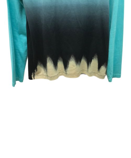 HEART ISSEY MIYAKE（ハート イッセイ ミヤケ）HEART ISSEY MIYAKE (ハート イッセイ ミヤケ) グラデーションカットソー スカイブルー サイズ:2の古着・服飾アイテム