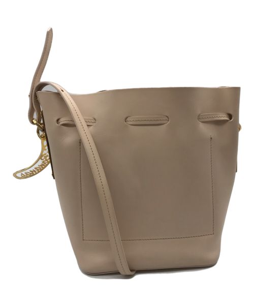 sophie hulme（ソフィーヒュルム）sophie hulme (ソフィーヒュルム) ショルダーバッグ ライトピンクの古着・服飾アイテム