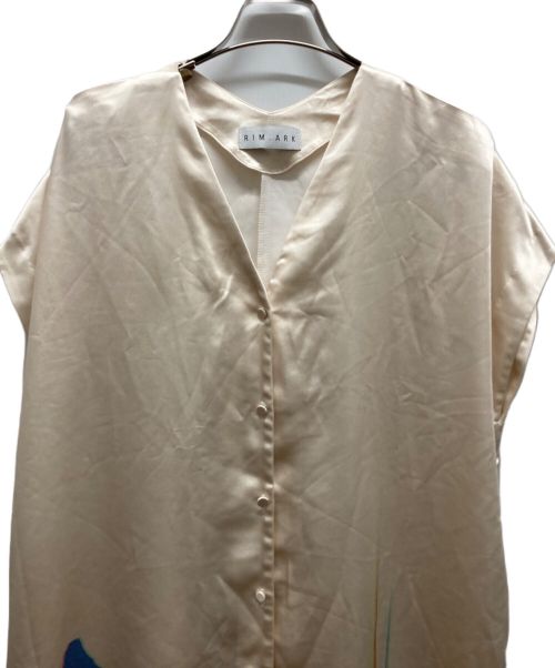 RIM.ARK（リムアーク）RIM.ARK (リムアーク) ノースリーブワンピース ベージュ サイズ:FREEの古着・服飾アイテム