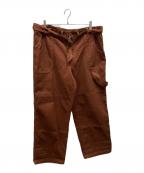 JPGジャンポールゴルチエ）の古着「ワイドペインターパンツ」｜ブラウン