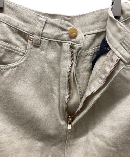 JUNIOR GAULTIER（ジュニアゴルチエ）JUNIOR GAULTIER (ジュニアゴルチエ) レースアップセットアップ ベージュ サイズ:42の古着・服飾アイテム