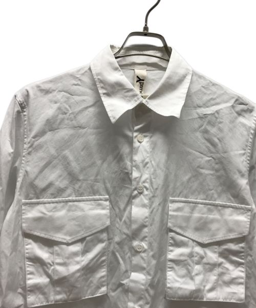 GROUND Y（グラウンドワイ）GROUND Y (グラウンドワイ) コットンシャツ ホワイト サイズ:1の古着・服飾アイテム